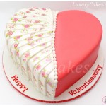 Heart Flower Cake