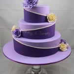 Kristy & Jeremy Wedding Cake by Designer Cakes