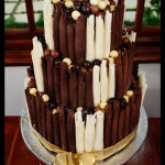 Malteeze Cake - Tiered Cake with Dark Chocolate