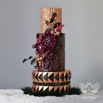 Marsala Wedding Cake