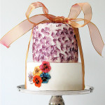 Mosaic Pansy Cake