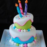 Topsy Turvy Birthday Cake