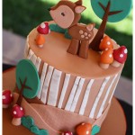 Woodland Baby Shower Cake