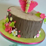 Woodland Butterfly Cake