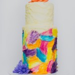 Adorable DIY Painted Watercolor Cake