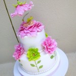 Baby Shower Flower Cake