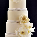 Beautiful Cake with Pearls