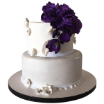 Black Velvet Purple Cake