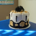 Black and Gold Cake