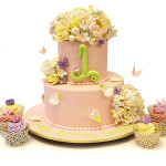 Blush Pink Floral Cake