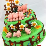 Cute Pigs Cake