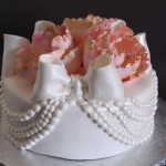 Draped Pearl Cake