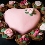 Elegant Valentine's Cake