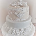 Elegant Wedding Cake by Jacqui Conroy Oram‎