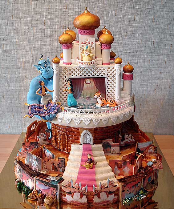 Aladdin Cake #cake #cakedecorating #cakes #cakeart #caketok #cakevideo... |  TikTok
