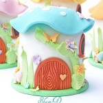 Mini Toadstool House Cake