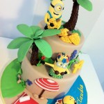 Minion Hawaiian Cake