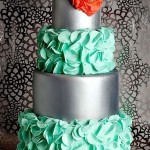 Mint Grey Cake