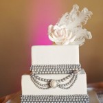 Modern Necklace Style Cake