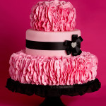 Pink Ruffles Cake