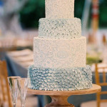 Prettiest Blue Wedding Cake