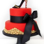 Red Louboutin Inspired Cake