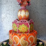 Rosebud Indian Wedding Cake