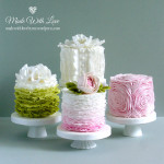 Ruffled Colorful Cake