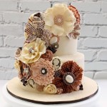 Shabby Chic Flower Cake