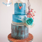 Shabby Sheek Valentine Inspired Cake