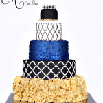 Stunning Blue Cake