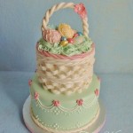 Beautiful Easter Basket Cake