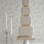 Blossom Lace Wedding Cake