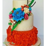 Burst Color Cake