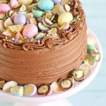 Chocolate Frosting Easter Cake