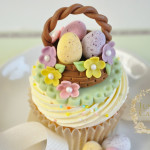 Cute Easter Basket Cupcake by Juniper Cakery