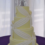 Draping Wedding Cake