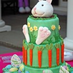 Easter Bunny Cake with Carrots