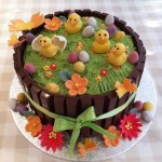 Easter Chick Cake