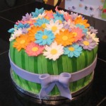 Easter Mini Cake with Beautiful Flowers