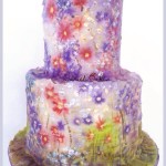 Hand Painted Meadows Cake by Daniel Guiriba