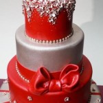 Red Diamonds Cake