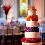 Tower of Roses Cake