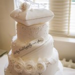 Wedding Cake with Glass Slipper