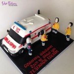 Amazing Ambulance Cake by Asiye Aksakal of Şeker Pastasia