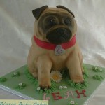 Claire Tillett's Cute Edible Dog Cake