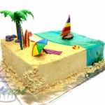 Haydey Maño Garcia's Beach Themed Cake