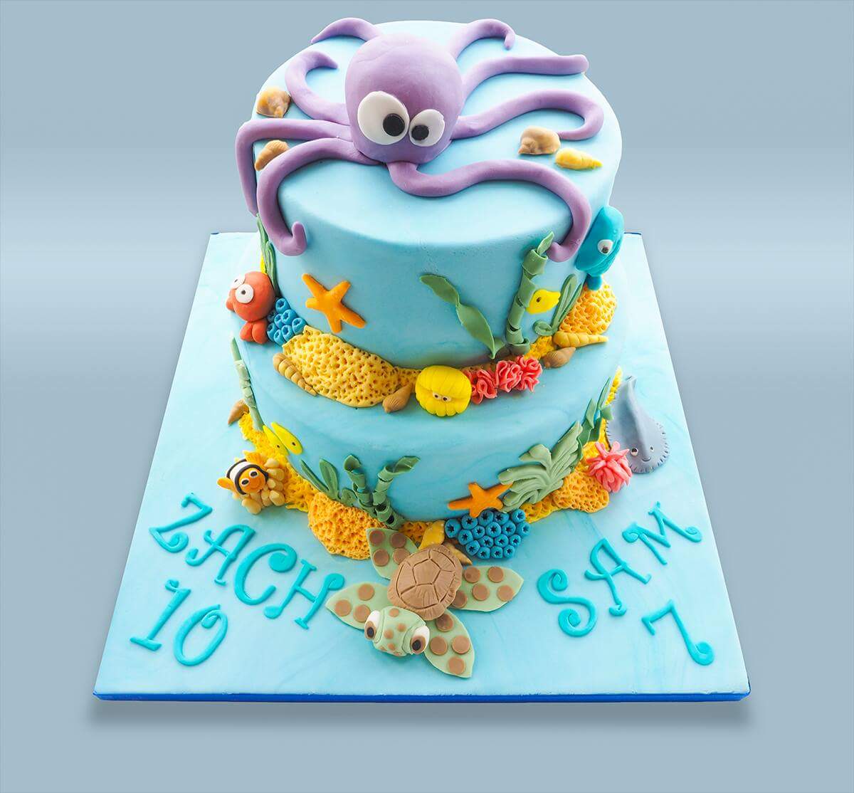 Octopus Cake: Detailed Recipe & Step by Step Video Tutorial
