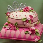 Cute Tiara and Pillow Cake by LaVerne Pretorius