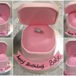 Engagement or Birthday Surprise Cake by Myra Tamayo